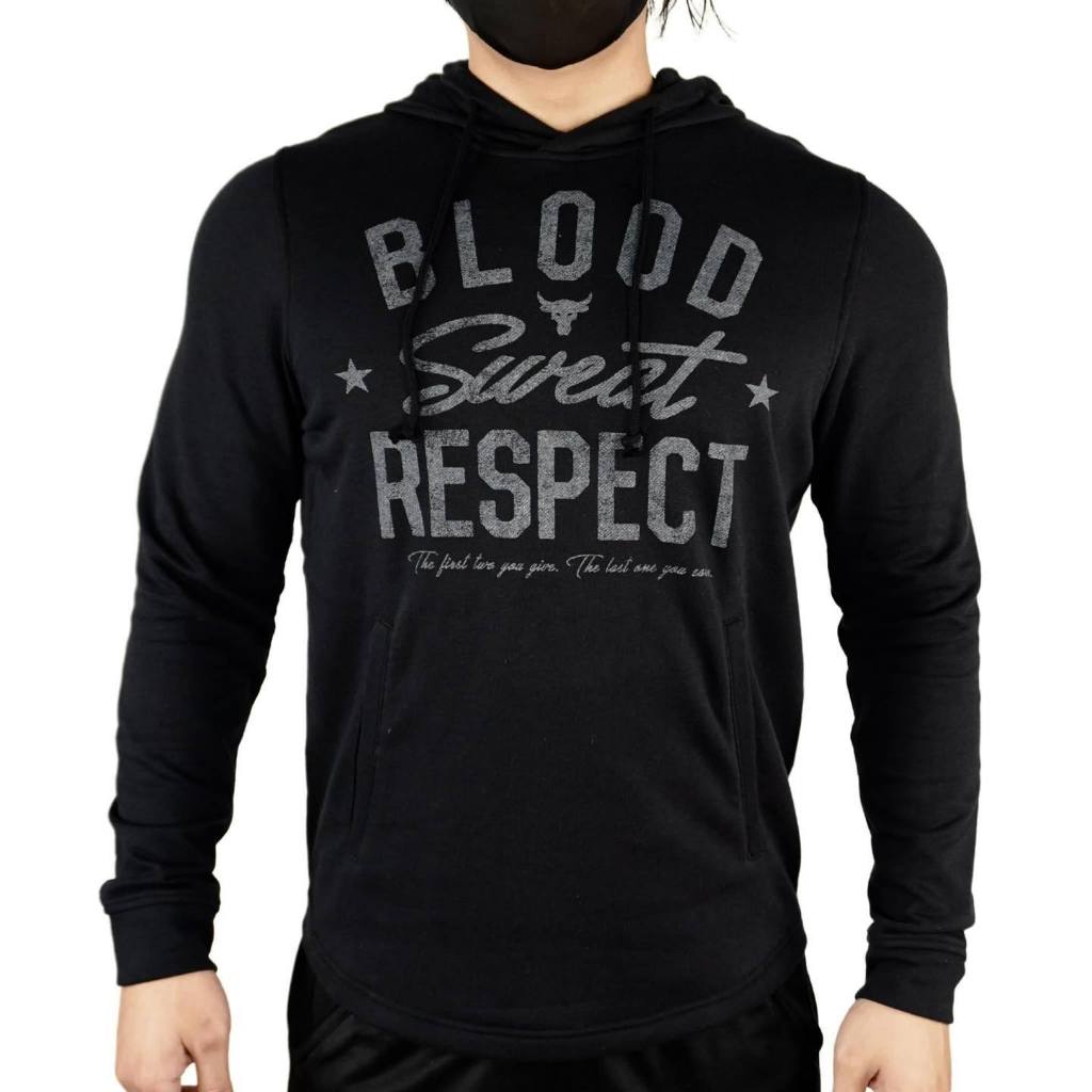 Men's PJR Terry HD Hoodie สีดำ