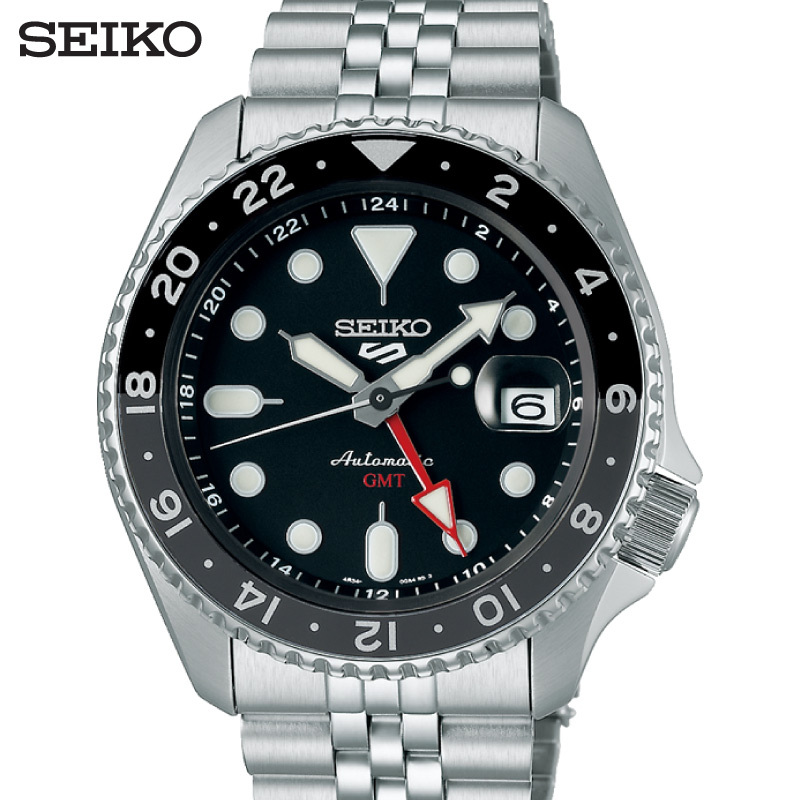 SEIKO นาฬิกาข้อมือ SEIKO 5 SPORTS AUTOMATIC G.M.T รุ่น SSK001K