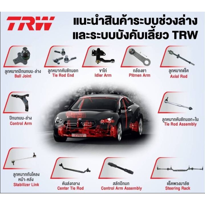 TRW ชุดเปลี่ยนลูกหมาก TOYOTA WISH ปี 2004-2010 , RAV 4 ปี 2003-2009 โตโยต้า วิช ลูกหมากTRW - รูปที่ 5