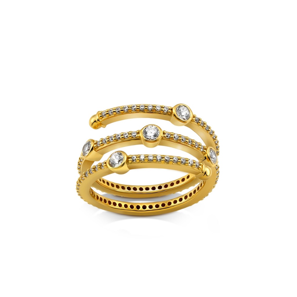 [Clearance] Jewellista แหวนรุ่น Serenity เงินแท้925 ประดับพลอย CZ