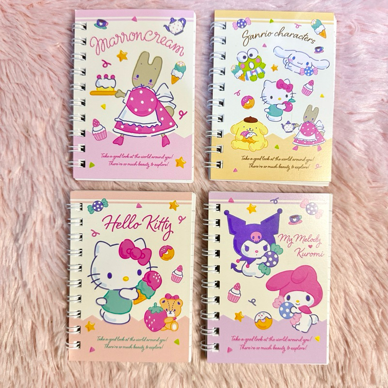พร้อมส่ง สมุดโน๊ตเล่มเล็ก ลายซานริโอ้ เเบบพกพา (ขนาด 10x7.5 ซม.) ลิขสิทธิ์เเท้ สินค้าหิ้วจากญี่ปุ่น 🇯🇵💝