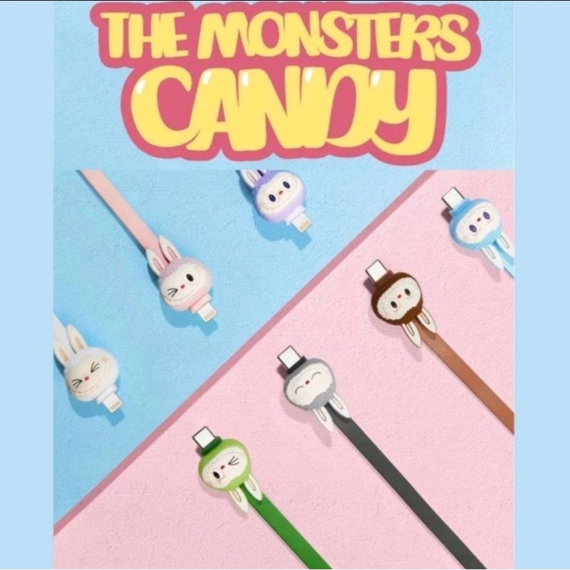 Labubu Monster Candy Cable Type-C สายชาร์จ แบบสุ่ม พร้อมส่งทุกวัน