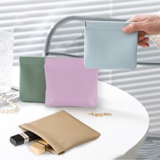 กระเป๋าสตางค์ สําหรับใส่เหรียญ หนัง PU ขนาดเล็ก พรีเมี่ยม เก…