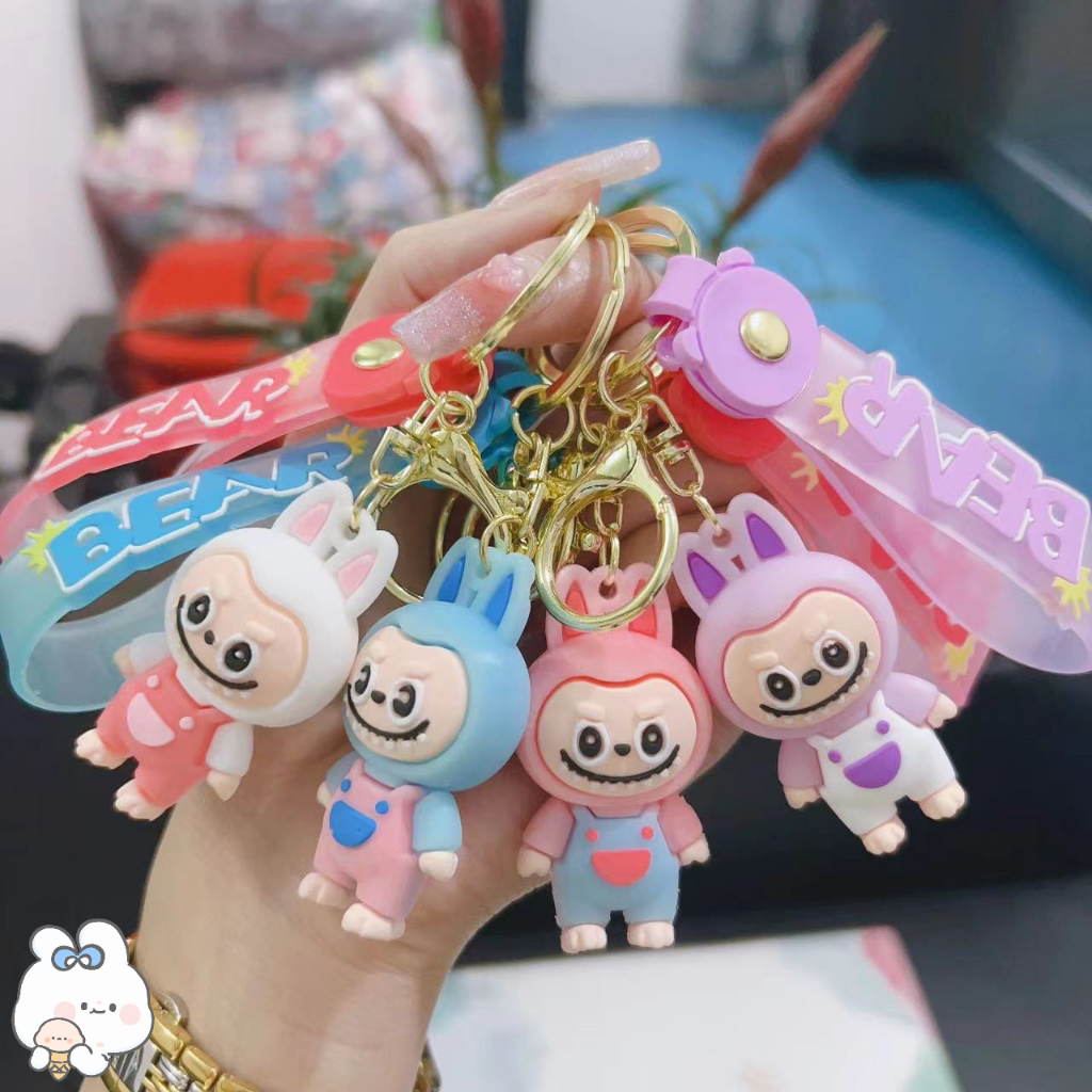 สามารถเลือกสีได้ พวงกุญแจลายการ์ตูนใหม่แบบก้ามปู ขายส่งและขายปลีก New Qute Cartoon Keychain LXYSK YSK