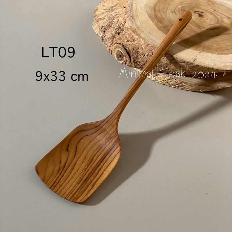 ตะหลิวไม้สัก ตะหลิวผัดขนาดใหญ่