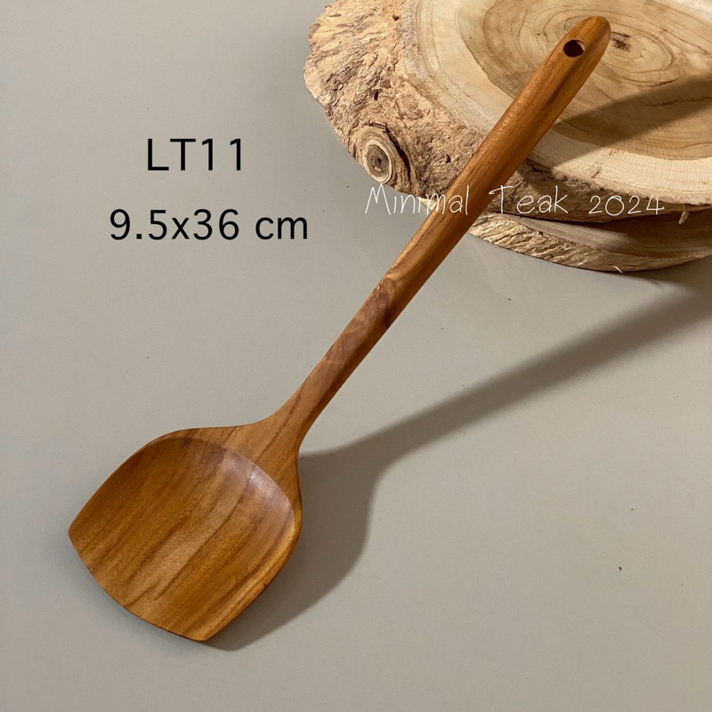 ตะหลิวไม้สัก ตะหลิวผัดขนาดใหญ่