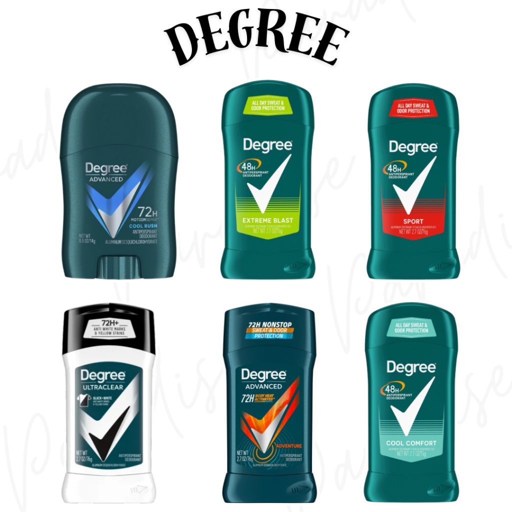 (พร้อมส่ง) Degree Men Antiperspirant & Deodorant Dry Spray, Stick โรออนสำหรับผู้ชาย