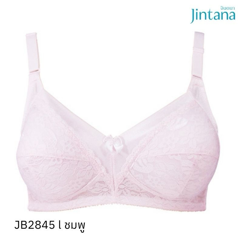 Jintana (จินตนา )แท้ 100% 👉🏻อก 32-34-36 ไม่มีโครง ฟองบางๆ Jintana เสื้อชั้นใน (ไม่เสริมโครง) รุ่น Basic Bra