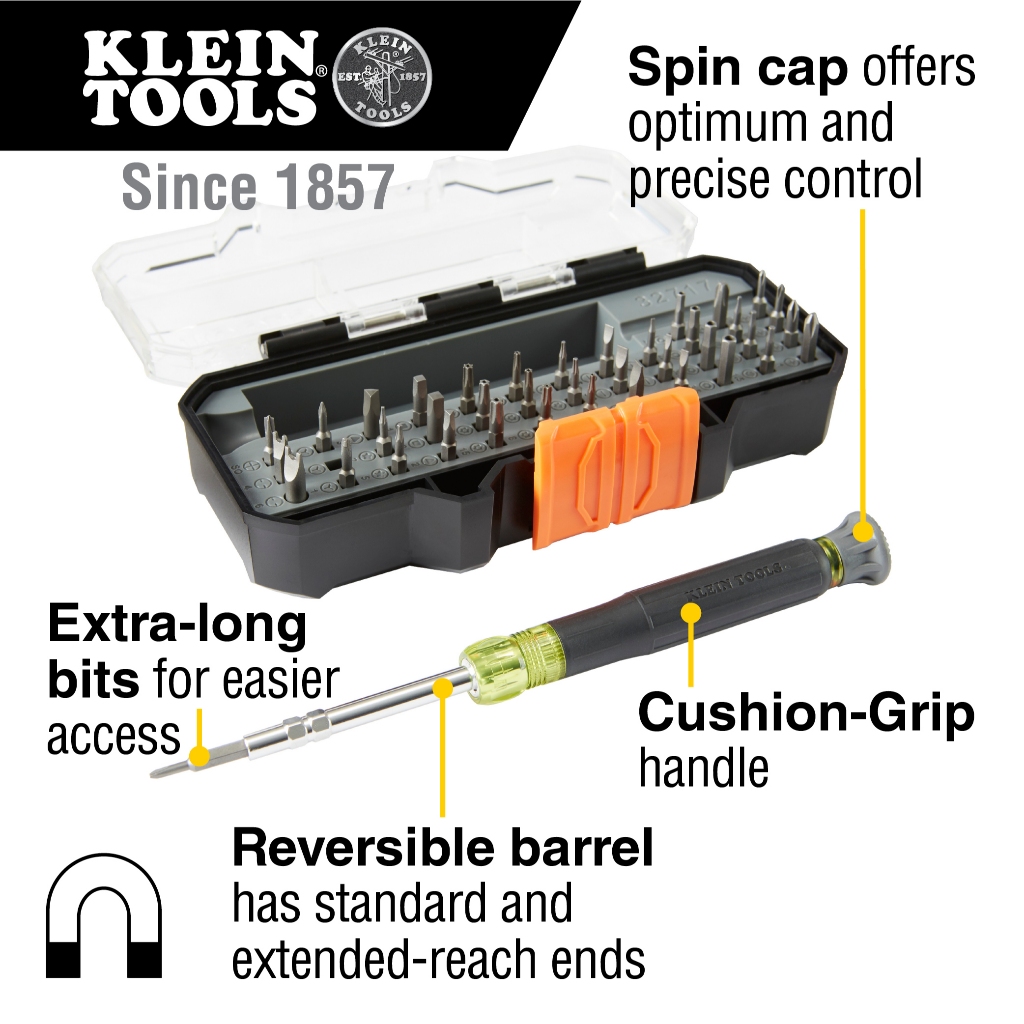 ชุดไขควง KLEIN All-in-1 Precision Screwdriver Set with Case #32717