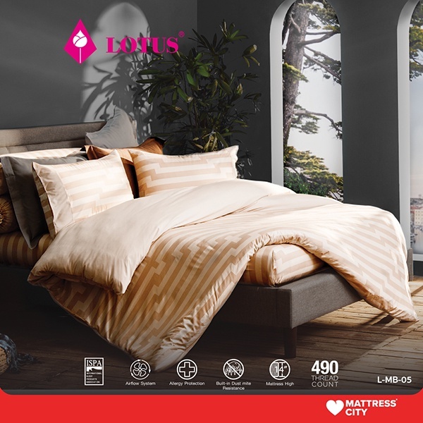 ชุดผ้านวม + ผ้าปูครบเซ็ท 4 ชิ้น ขนาด 70x 90 นิ้ว รุ่น Melbourne 3.5 ฟุต