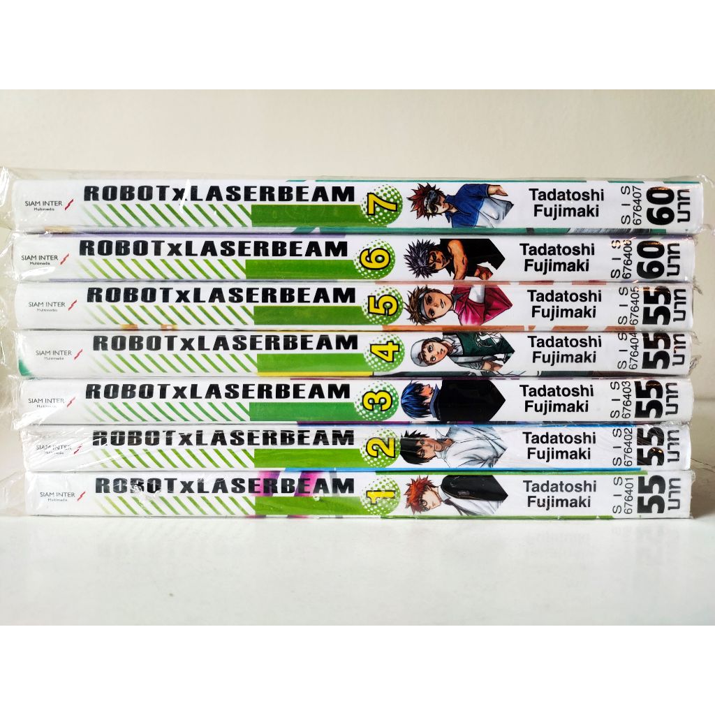 Robot x Laserbeam ยกชุด เล่ม 1-7 จบ มือ1 ในซิล แต้มสี
