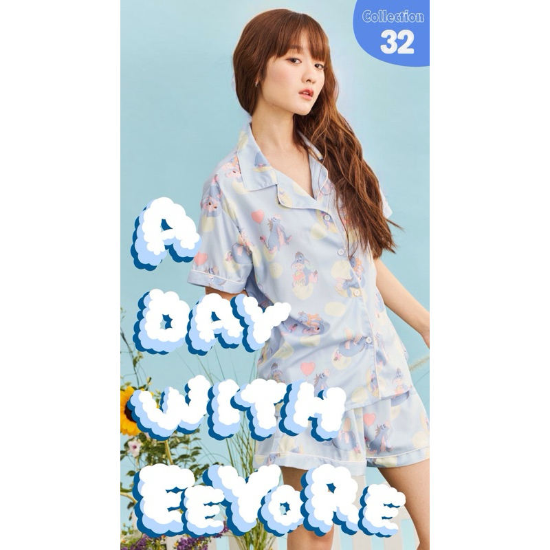 ชุดนอน 32nd Collection 'E e y o r e' สี Baby soft jean