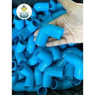 PVC (10ตัว) ข้องอ 90 องศา ขนาด 1/2 นิ้ว หรือ 4 หุน ใช้สวมท่อ PVC ฟ้า มาตรฐานทั่วไป พร้อมส่ง