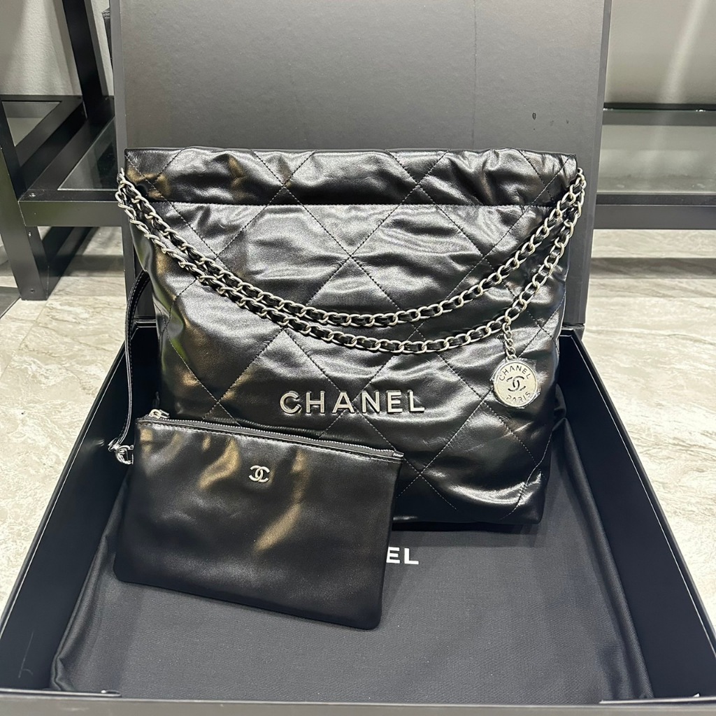 กระเป๋า Chanel  งานออริเทียบแท้หนังแท้/Size : 11,5” Box Full set