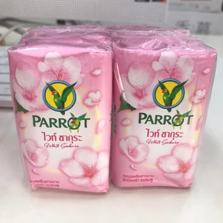 [ แพ็ค 6 ก้อน ] สบู่นกแก้ว Parrot 6 ก้อน ขนาด 55 g