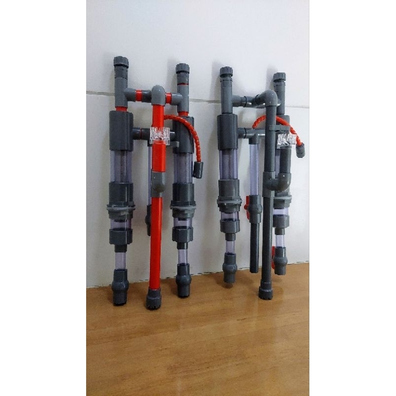 ชุดท่อคู่  25 mm. โอเวอร์โฟล Overflow ไม่ต้องเจาะตู้ แยกเศษขี้ปลาอัตโนมัติ พร้อม Outflow - รูปที่ 6