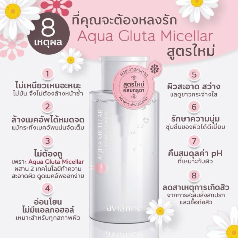 ของแท้ อาวียองซ์ อะควา กลูต้า ไมเซลลาร์