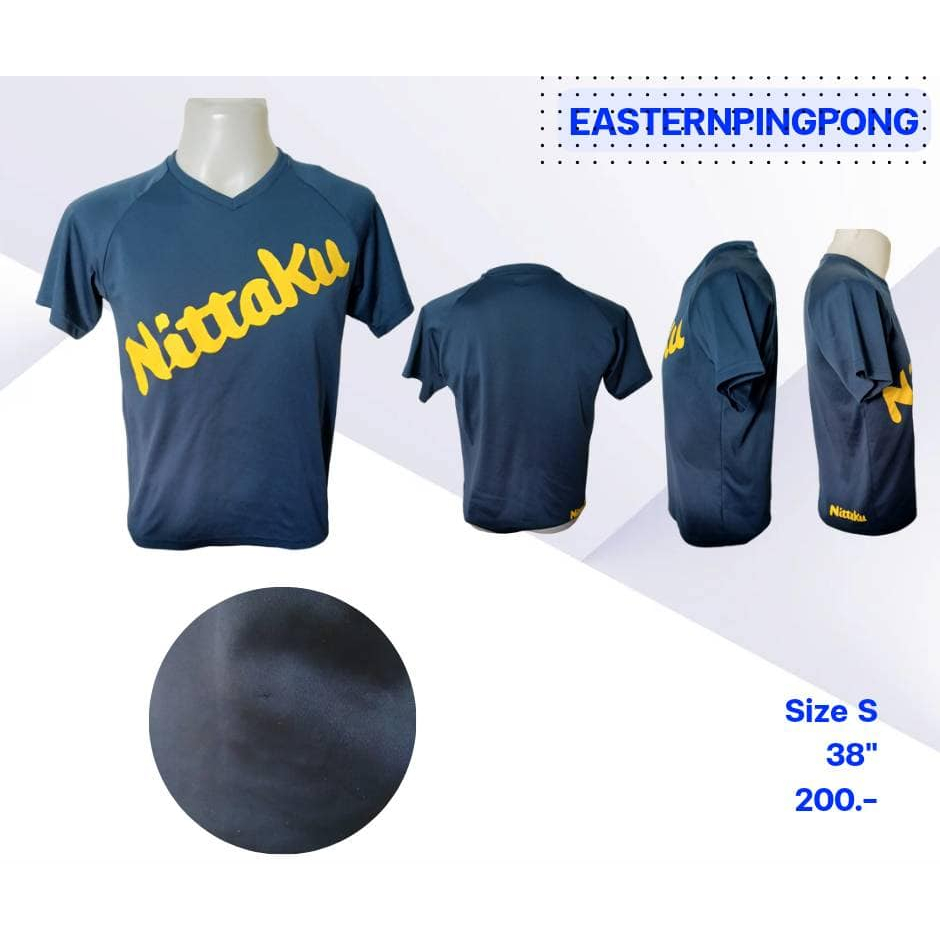 เสื้อปิงปองมือ 2 ของแท้ 100% ยี่ห้อ Nittaku Yasaka Butterfly TSP Mizuno