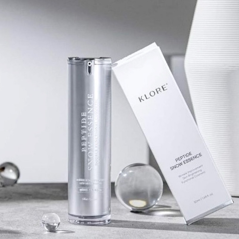 🔆KLORE Peptide Snow Essence 50 ml. ✨Wrinkle Improvment & Skin Brightening ✨เอสเซ้นสโนว ผิวใส ผิวกระจ