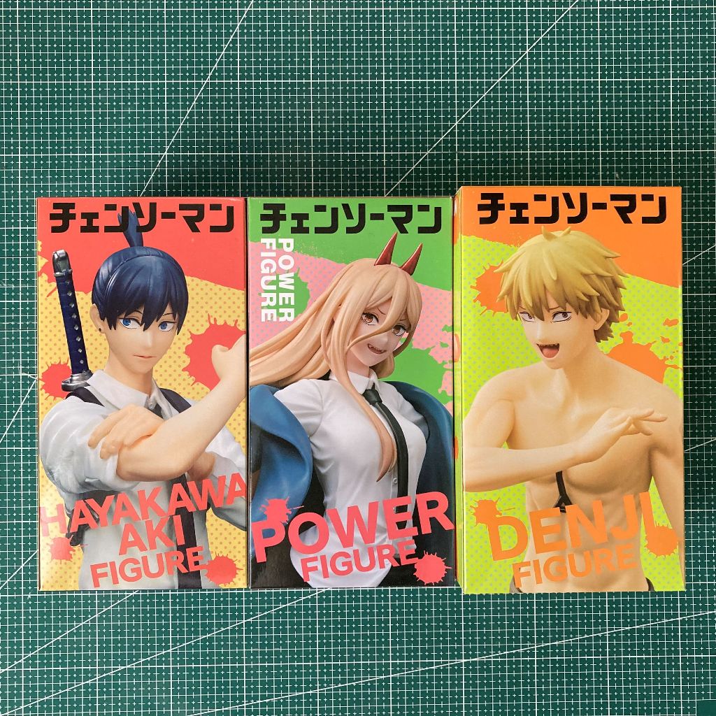 (พร้อมส่ง+ของแท้ มือ1) Chainsaw Man - Aki - Power - Taito Figure