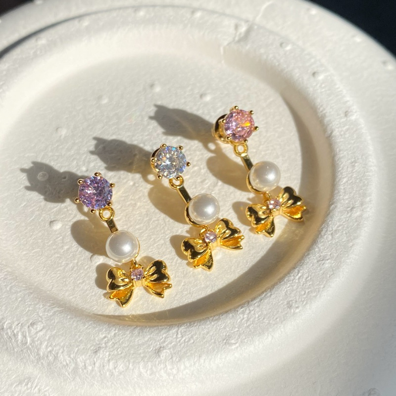 the Lucy Bella bow earrings