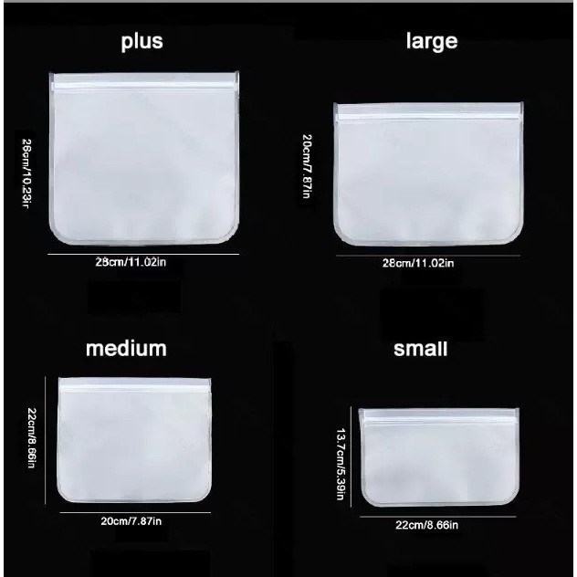 🥥🌰🥜ถุงซิลิโคนใส่อาหาร🥥🌰🥜 จัดแยกผักผลไม้แต่ละชนิด ประหยัดพื้นที่เก็บในตู้เย็น - รูปที่ 7