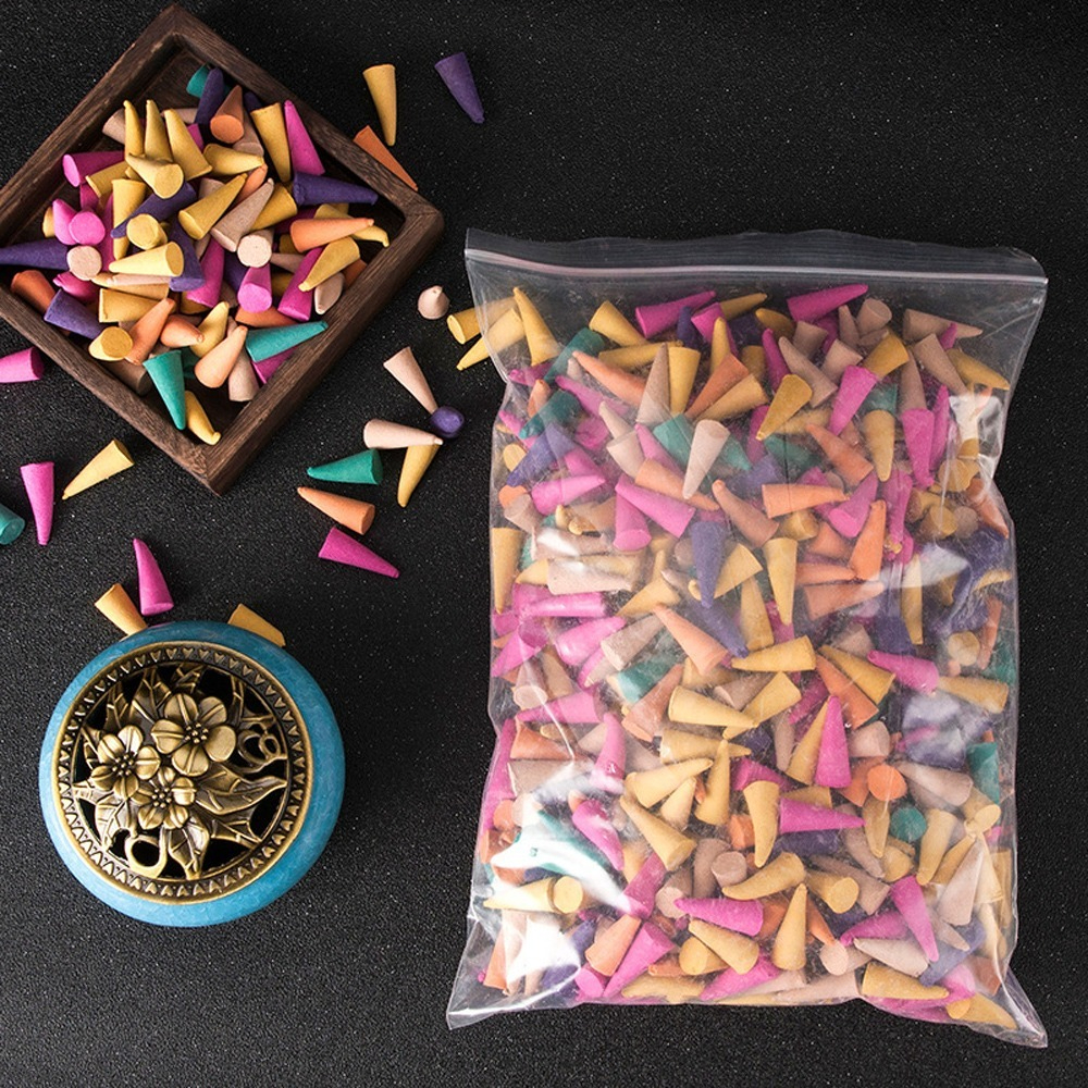 【HOT】กำยาน 300/600 เม็ด กำยานหอม กํายานพระพิฆเนศ กลิ่นดอกไม้ กลิ่นใหม่ ถ้วยวางกำยาน กำยานอโรม่า กำยานโคนใหญ่คละกลิ่น