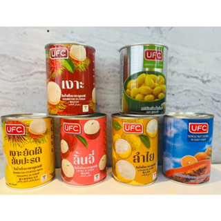 UFC ยูเอฟซี ผลไม้ในน้ำเชื่อม กระป๋อง มี 6 รสชาติ ขนาด 20 ออน…