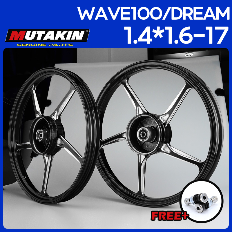 MUTAKIN ล้อแม็ก 511 CNC RIM Honda WAVE100 DREAM125 DREAM110 SUPERCUB LEAD100 1.40/1.60x17 ล้อแม็กขอบ