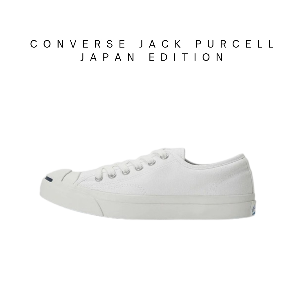 [ไซส์ใหญ่ๆย้ายไปร้าน econ_exclusive] CONVERSE JACK PURCELL WHITE 1R193 [JAPAN EDITION]