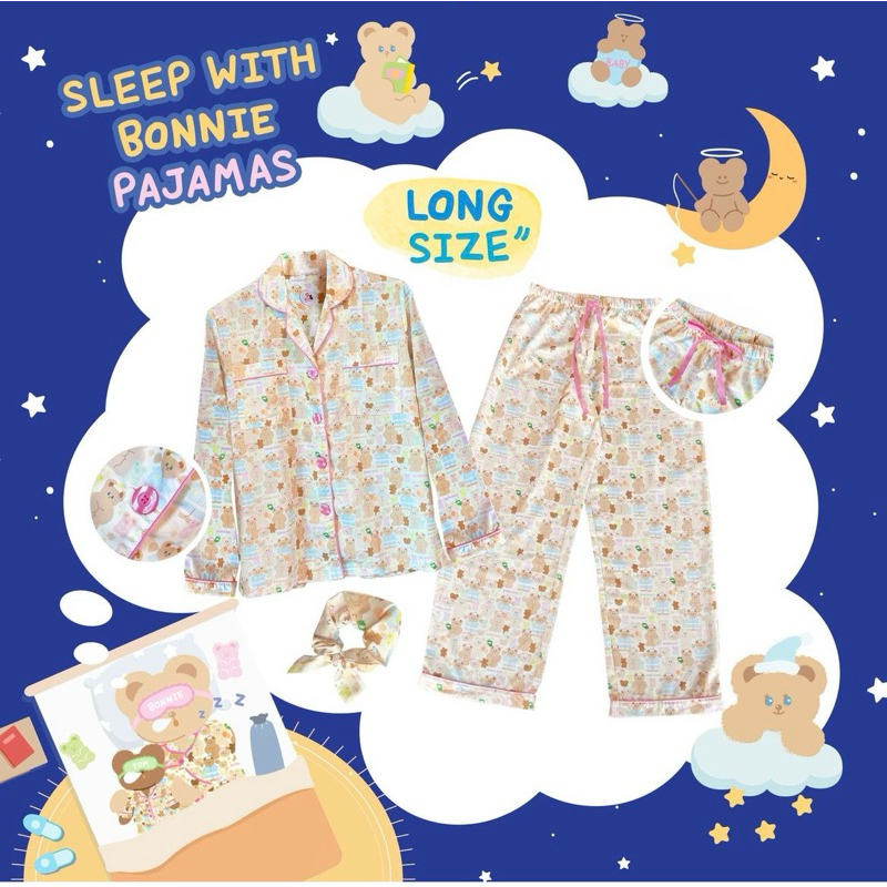 Hej bonnie Pajama Sleep with bonnie ชุดนอน พร้อมส่ง!!!