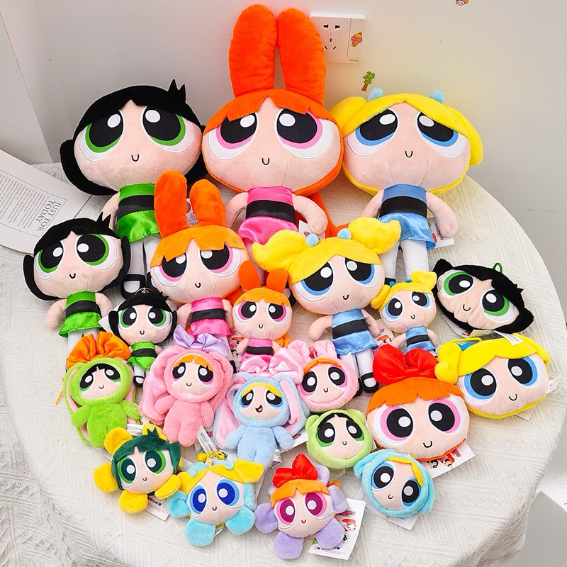 พร้อมส่ง ตุ๊กตา พวงกุญแจ Powerpuff Girls พาวเวอร์พัฟเกิร์ล ตุ๊กตาน่ารัก ห้อยกระเป๋า แผ่นรองเมาส์ แก้วมัค ของขวัญ gift