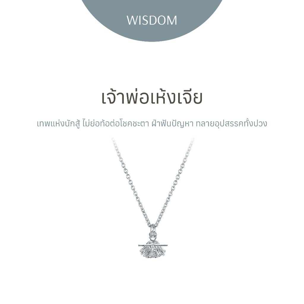 Ravipa | เจ้าพ่อเห้งเจีย Enlighten edition (ปางสมาธิ) Sun Wukong Necklace - สร้อยคอ