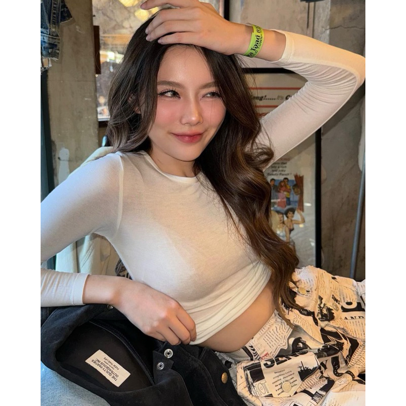 ams.commune เสื้อแขนยาว- ผ้าบาง