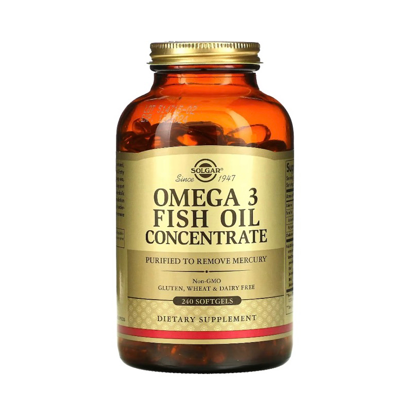exp 05/2027 โอเมก้า 3 Solgar Omega-3 Fish Oil Concentrate