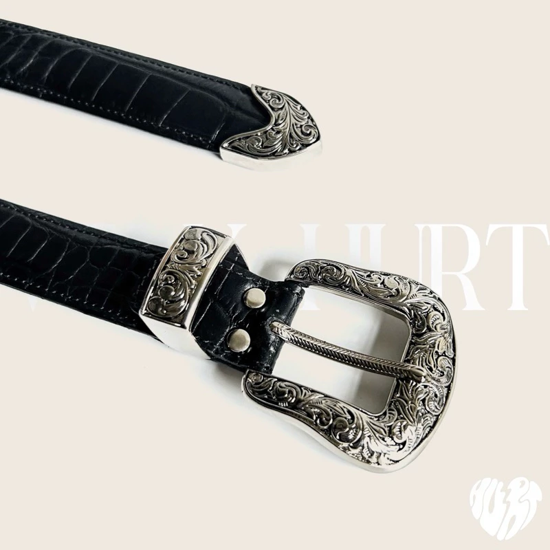 เข็มขัดVely.Hurt Silver Belt