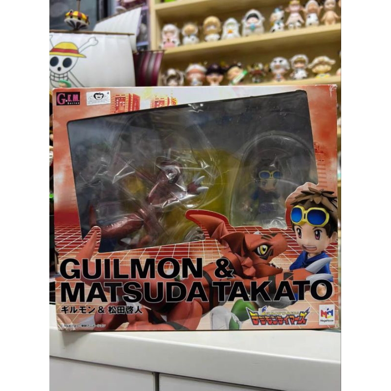 Megahouse - G.E.M Series: Digimon Tamers - Guilmon &amp; Takato Matsuda ( Genuine authentic figure ✅ )