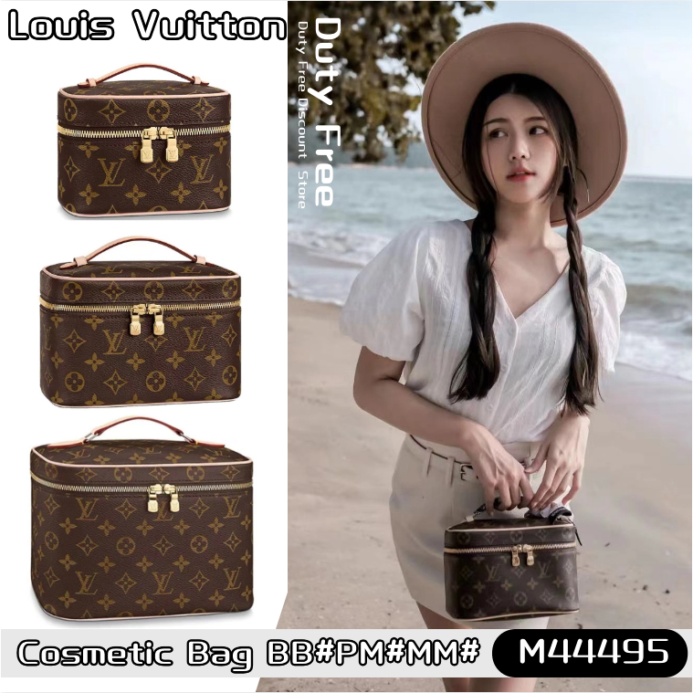 LV Bag Louis Vuitton Nice Nano Cosmetic Bag BB#PM#MM# หลุยส์วิตตอ✨กระเป๋าเครื่องสำอาง/กระเป๋าถือ