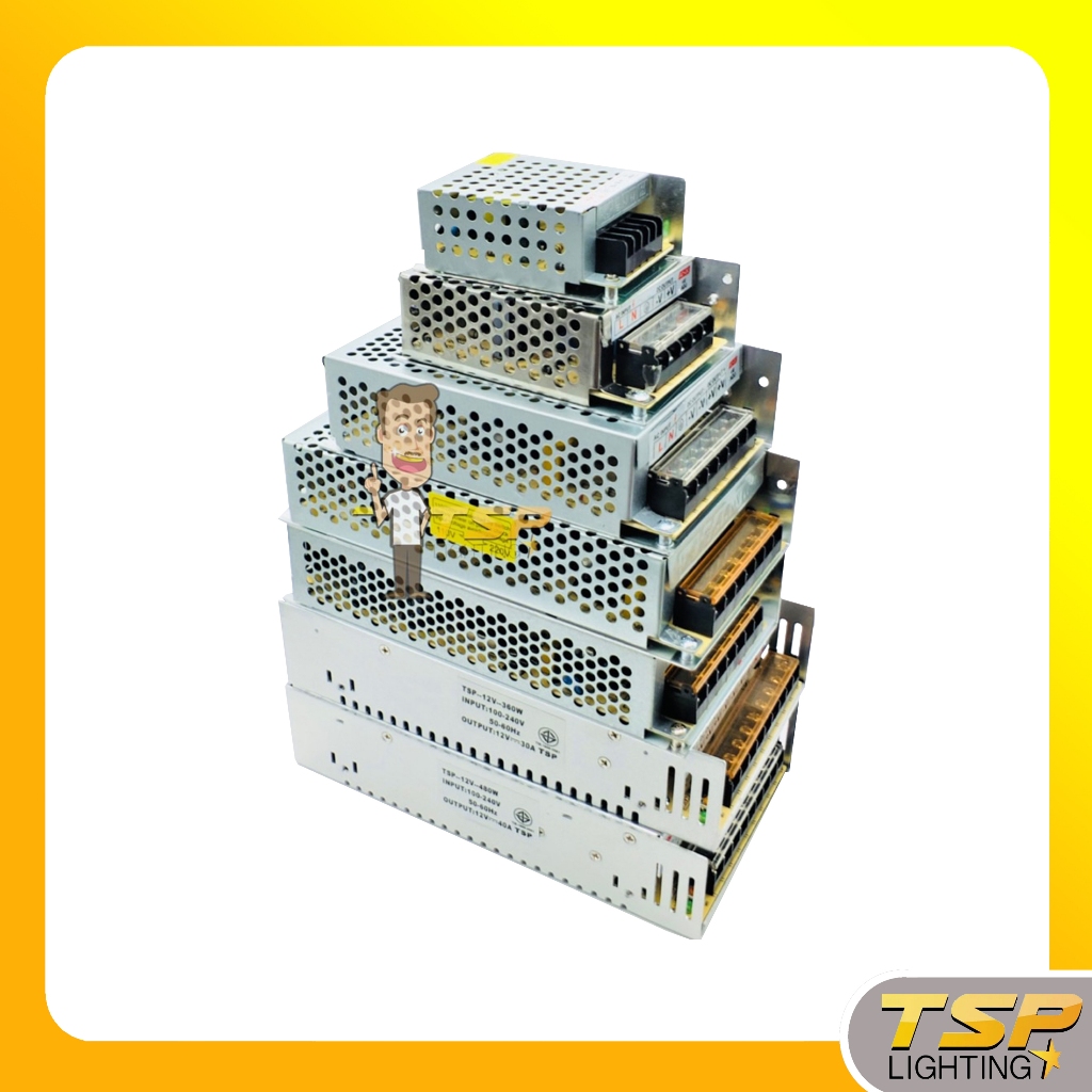 TSP Lighting หม้อแปลง12V สวิทชิ่งTSP Power Supply Switching 5A/60w 10A /120w 20A/240w 30A /360w