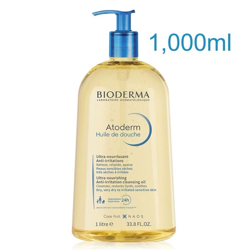 Bioderma Atoderm Huile De Douche Anti irritation Cleansing Oil 1000ml ออยล์อาบน้ำ