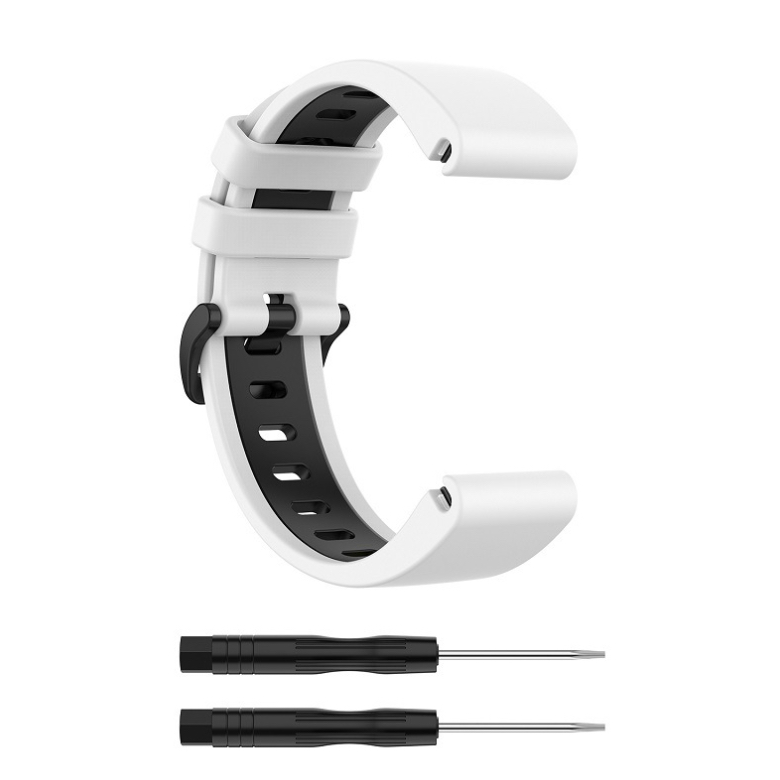 (พร้อมส่ง)สาย Quick FIT สีสวยๆ รูสี สำหรับ GARMIN ขนาด 20 mm 22mm และ 26 mm สวยเท่มากๆ ราคา ถูกที่สุด ดีลบีเคเค แกลเลอรีภาพที่ 2