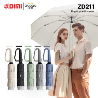ร่ม Zuodu [ZD211] Ring Buckle Umbrella ร่มอัตโนมัติ 3 พับ โครงร่มแข็งแรง ต้านลม 2 เท่า ผ้านากันน้ำ - DIMI