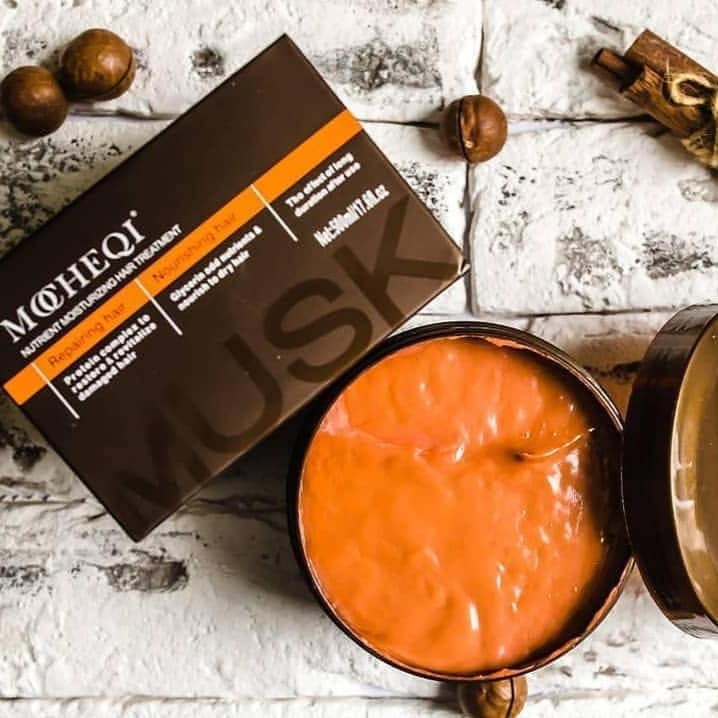 ทรีทเมนต์บำรุงผม Mocheqi มาสค์เคราติน อาร์แกนออย์ ปัญหาผมเสีย ผมชี้ฟู บำรุงผม ซ่อมแซมผม ให้ผมเงางาม มาสค์ฟื้นฟูผม ผมสวย