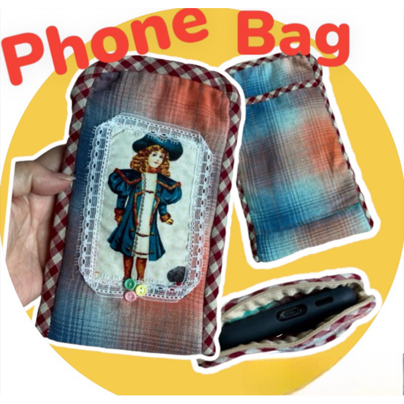 กระเป๋าใส่มือถือ iPhone 15pro max/samsung s 24 ultra ++ มีช่องใส่ด้านหลังเพิ่มบุใยสังเคราห์ หนานุ่ม