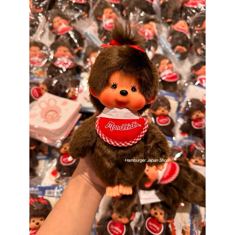 ✨𝙈𝙤𝙣𝙘𝙝𝙝𝙞𝙘𝙝𝙞 📍  🇯🇵Monchhichi S, M Premium Standard ไซส์ S,M สีน้ำตาล