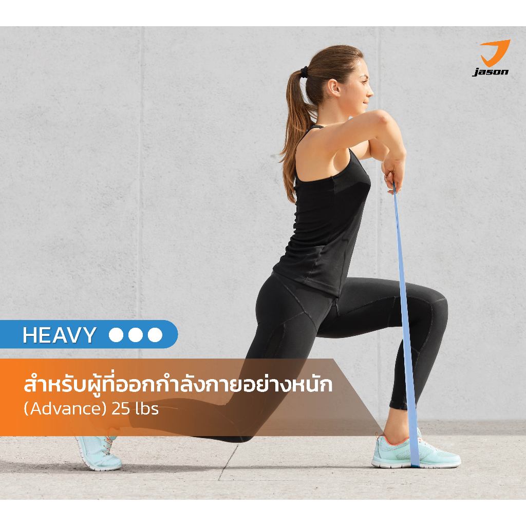 JASON أشرطة مقاومة RESISTANCE BAND COMBO ‏(3 قطع) — صورة 8