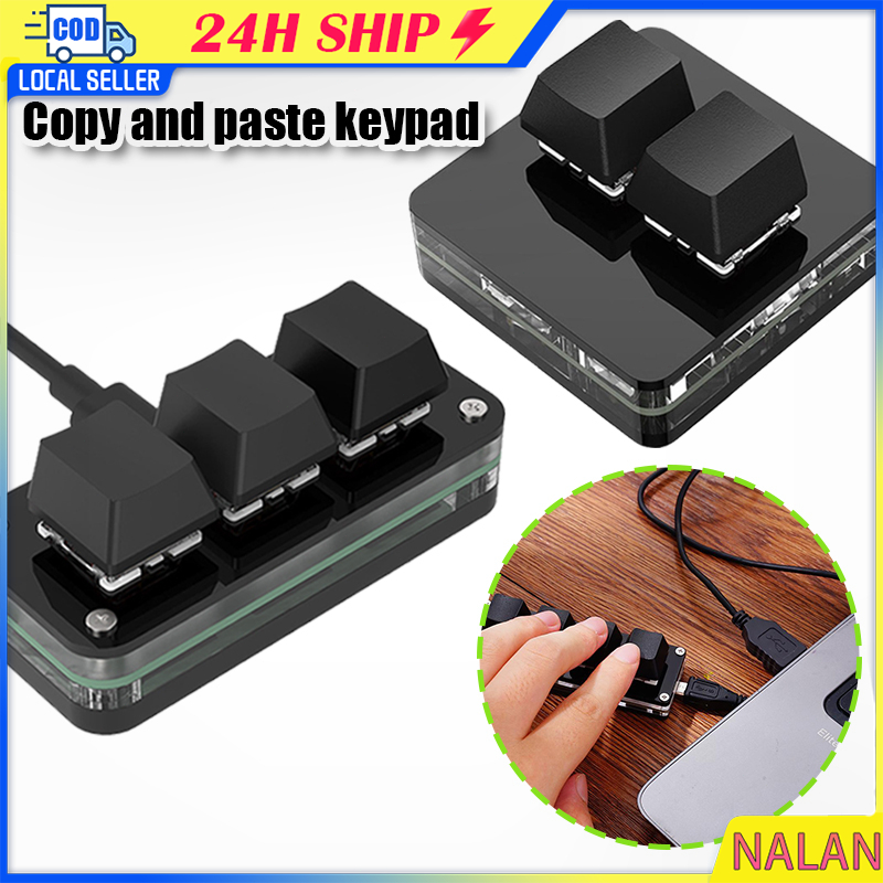 คีย์บอร์ดเกมมิ่ง แป้นพิมพ์  2/3 Key copy paste gaming keyboard