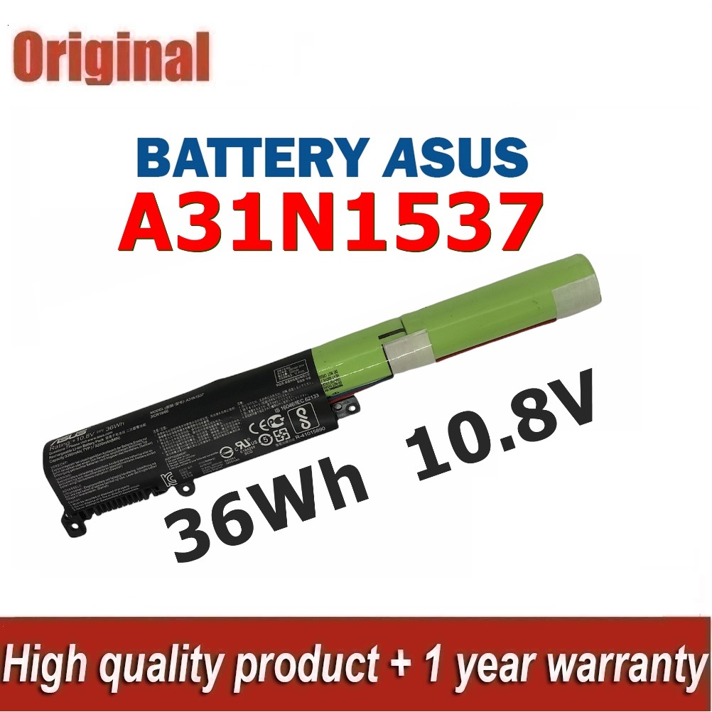 ♛ASUS แบตเตอรี่ A31N1537 ของแท้ (สำหรับ K441UA X441U X441SA X441SC X441UA X441UA K441U X441NC X441N 