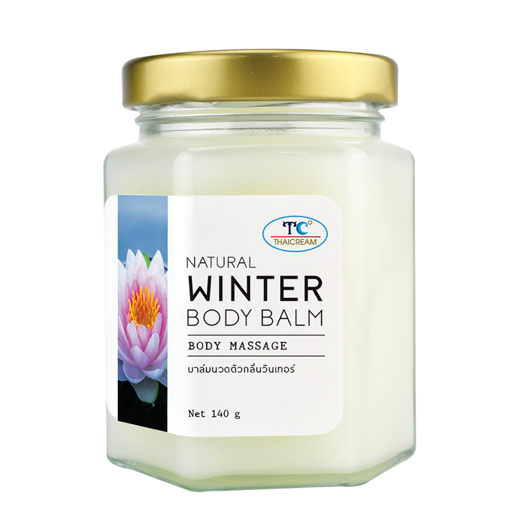 Thaicream บาล์มนวดตัว วินเทอร์ นวดตัวอโรม่า นวดตัว นวดมือ นวดเท้า ไทยครีม Natural Winter Body Balm