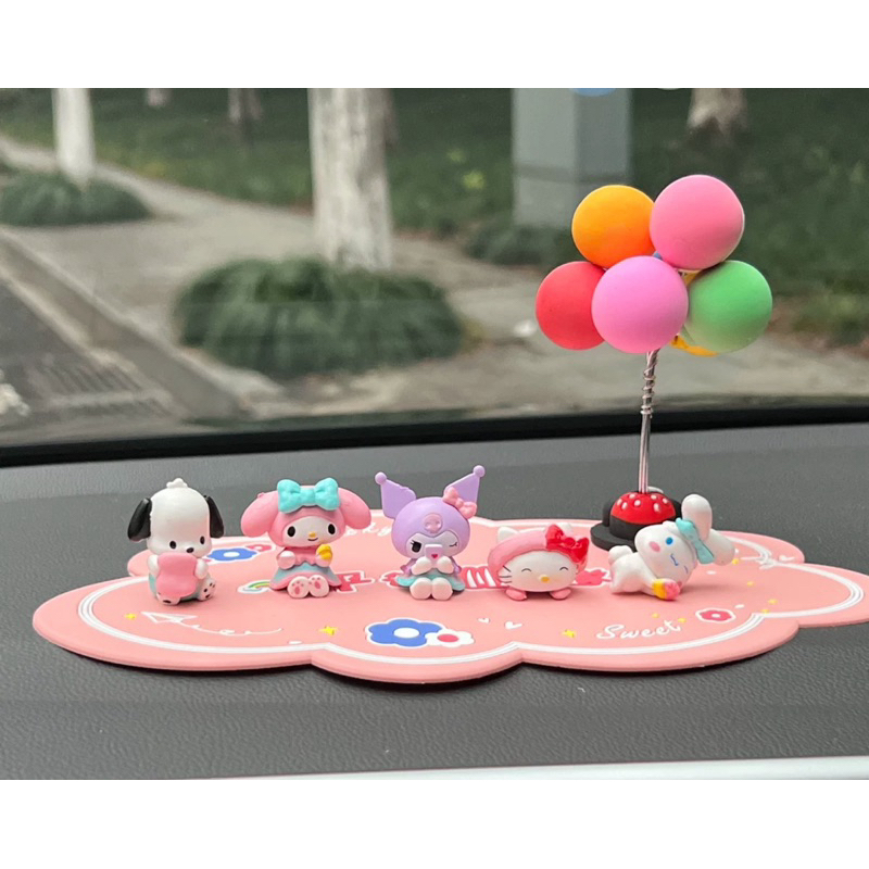 (ส่งจากไทย)ตุ๊กตาจิ้วน้องมายเมโลดี้ จำนวน5ตัว ฟรีกาวติด ตกแต่งบ้าน ตกแต่งโต๊ะทำงาน วัสดุพีวีซี